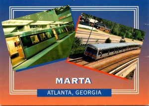 Georgia Atlanta Marta Rapid Rail System & Five Points Station