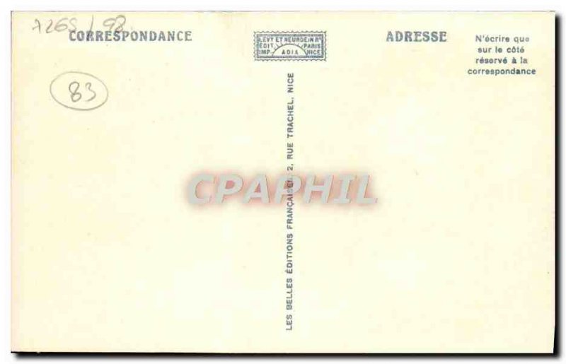 Old Postcard La Cote D & # 39Azur Bandol Un Coin Du Port