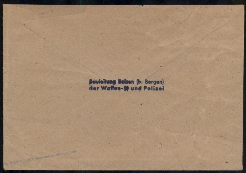 3rd Reich Germany Concentration Camp KL Bergen Belsen SS KL Niederhagen Fe 91602