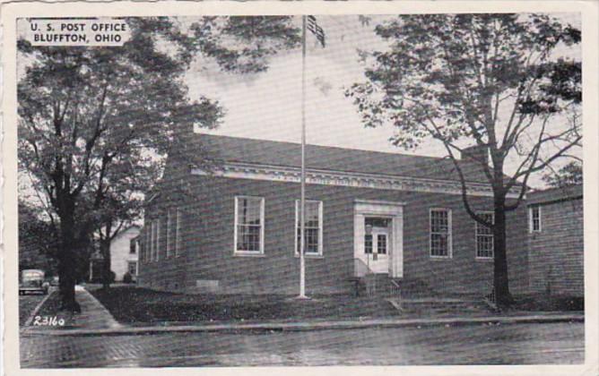 Ohio Bluffton Post Office 1945 Dexter Press