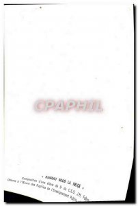 Postcard Modern Hamlet under snow