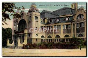 Old Postcard Essen Salle des Fetes