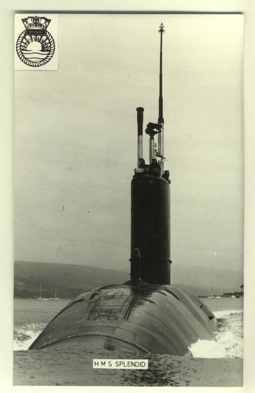 na1446 - Royal Navy Submarine -  HMS Splendid - photograph