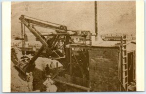 Postcard - An early model steam shovel, working in Echo Canyon - Utah