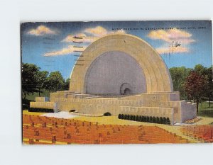 Postcard Music Pavilion In Grandview Park, Sioux City, Iowa