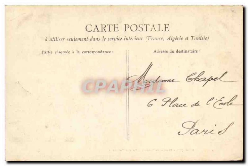 Old Postcard Besancon Island of Sparrows