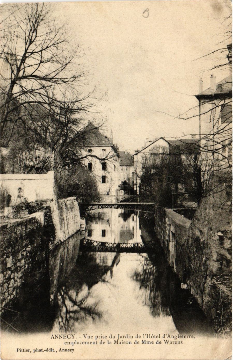 CPA ANNECY - Vue prise du Jardin de l'Hotel d'Angleterre (691153 ...