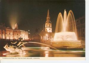 Postal 032740 : Floodlighting in Trafalgar Square London