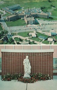 Vintage Postcard View of St. Joseph Memorial Hospital Kokomo Indiana IND