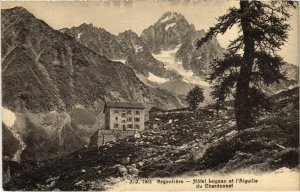 CPA ARGENTIERE - Hotel Lognan et l'AIGUILLE du Chardonnef (109299)