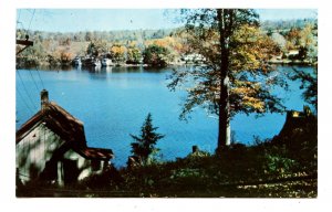 NY -  Findley Lake. View from Assembly Grounds