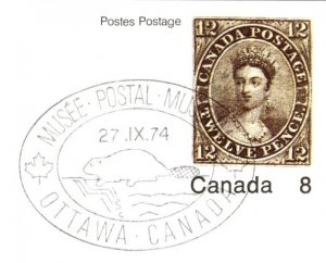 CANADA POST COMMEMORATIVE POSTCARD SET OF 5 CANADIAN POSTAGE STAMPS AT OTTAWA