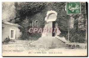 Old Postcard La Sainte Baume Cave Entrance