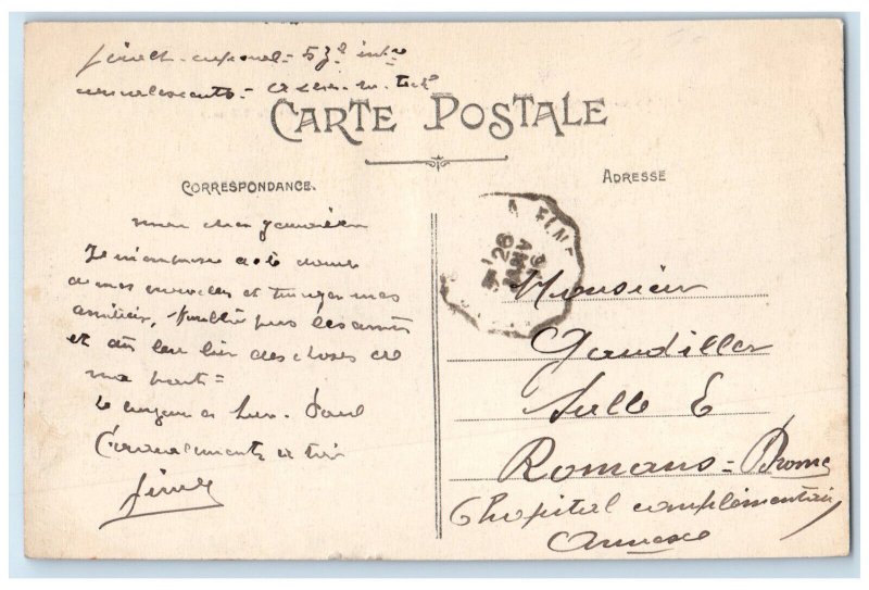 c1910 General View and Tech Arles-Sur-Tech Pyrénées-Orientales France Postcard