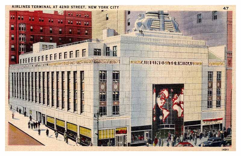 Postcard TRAIN STATION SCENE New York City New York NY AT6929