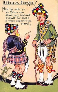 Dinna Forget, Kilt Comic Kilts Unused 