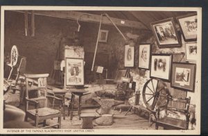 Scotland Postcard- Interior of The Famous Blacksmith's Shop,Gretna Green RS11148