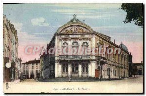 Old Postcard Roanne Theater