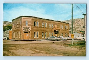 Rough Riders Hotel Medora North Dakota Dirt Roads Wood Vintage Postcard C3