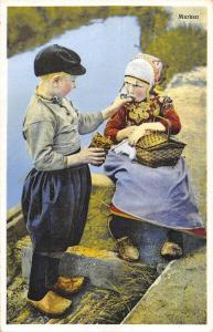 BR93216 marken boy and girl types folklore costumes netherlands