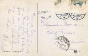 Germany Berlin Oranienplatz tramways 1911