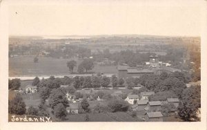 Jordan New York Birds Eye View Real Photo Vintage Postcard AA65398