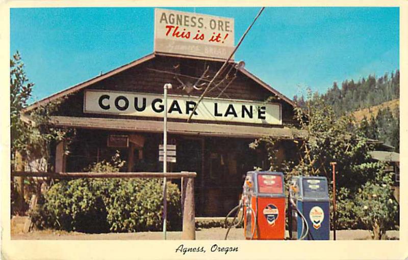 Cougar Lane Store Agness Oregon OR 1962