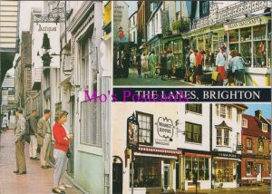 Sussex Postcard - Brighton, Shops in The Lanes RR20455