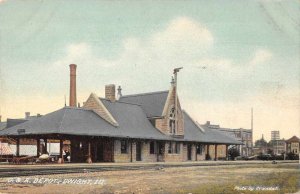 Dwight Illinois Train Station Vintage Postcard AA10746