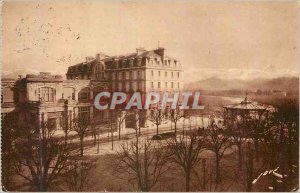 Old Postcard Pau Place Royale Hotel de France and the Chaine des Pyrenees