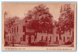 1939 Old Stone Inn Old Talbott Tavern Hardy Kieffer Bradstown Kentucky Postcard