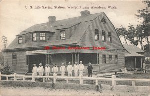 WA, Westport Aberdeen, Washington, US Life Saving Station, Exterior Scene