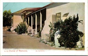 Vtg 1920s Home of Ramona Santa Barbara California CA Postcard