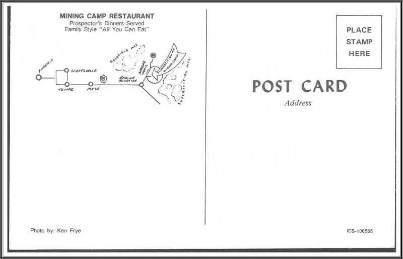 Arizona, Apache Trail Mining Camp Restaurant- [AZ-015]