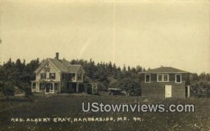 Real Photo, Res. Albert Gray in Harborside, Maine