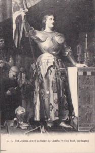 Jeanne d'Arc au Sacre de Charles VII en 1429