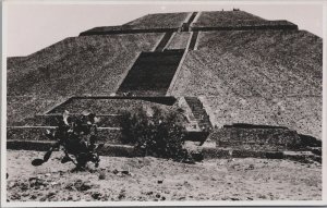 Mexico Teotihuacan Pyramids Vintage RPPC C133