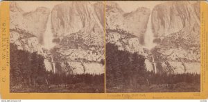 SV : YOSEMITE , California , 1868 ; Yosemite Falls