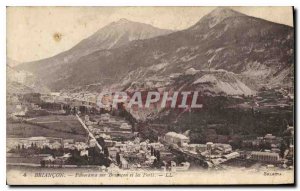 Old Postcard Panorama Briancon Briancon and Forts