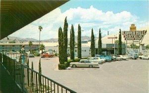 Miami Arizona Copper Hills Motor Hotel 1960s autos Petley Postcard 21-12617