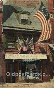 Betsy Ross House, Philadelphia, Pa, USA Political Comic Unused light corner w...