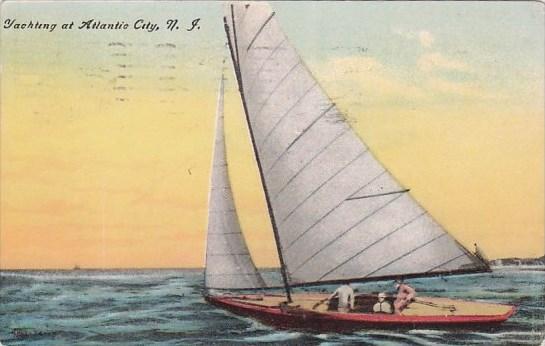 New Jersey Atlantic City Yachting At Atlantic City 1909