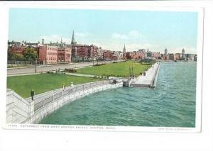 LP11 Boston, Massachusetts, MA, Postcard, Espanade from West