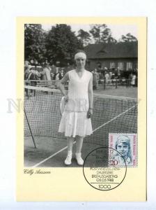 199516 GERMANY tennis Cilly Aussem old postcard