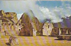 Peru Cuzco Machupicchu Sacred Plaza &  Temple Of 3 Windows