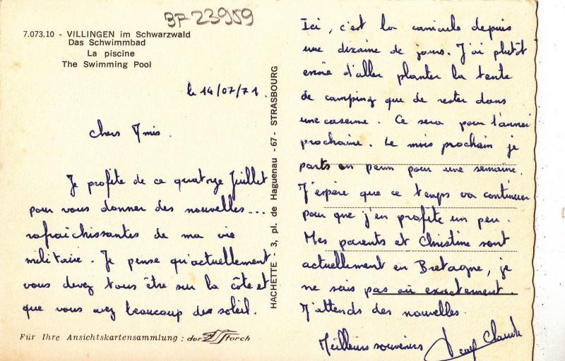 BF23959 villingen im schwarzwald das schwimmbad   germany   front/back image