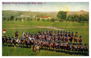 15008  KS Fort Riley  Mounted Cavalry