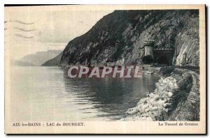 Old Postcard Aix les Bains Lake Bourget The Tunnel Gresine