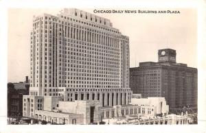 Chicago Illinois Daily News Bldg Real Photo Antique Postcard K48155