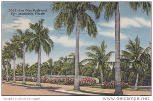 Florida Fort Lauderdale Las Olas Boulevard 1957